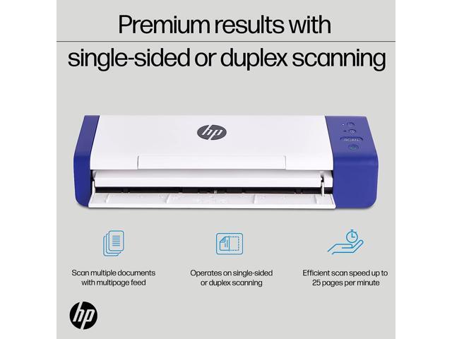 HP Duplex Document Scanner & Photo Scanner W/Auto-Feed Tray for 2-Sided Scanning