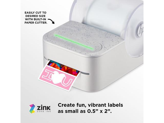 HP - Sprocket Panorama 16.4' (5 Meter) Zink Paper Roll, Sticky Backed Photo Paper Roll - White - image 6