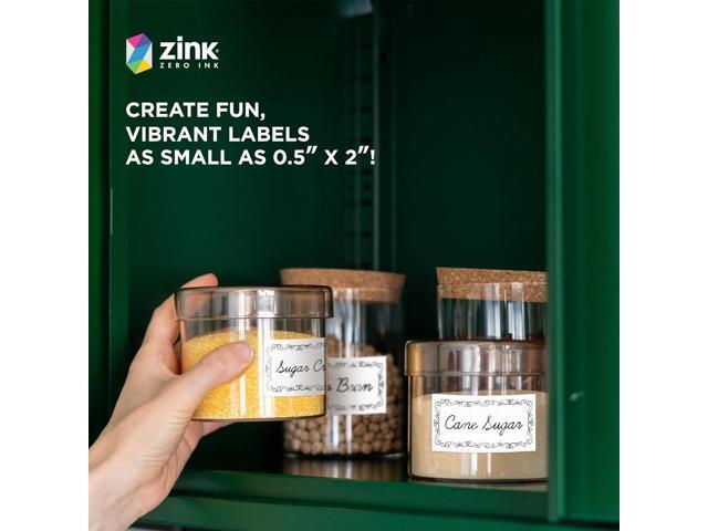 HP - Sprocket Panorama 16.4' (5 Meter) Zink Paper Roll, Sticky Backed Photo Paper Roll - White - image 4