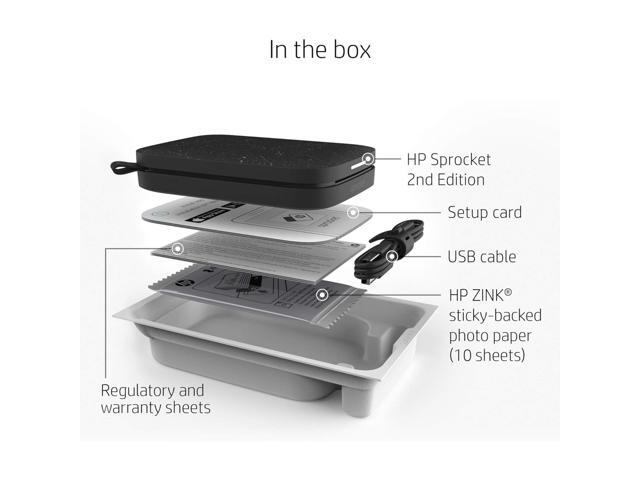 HP Sprocket 200 Photo Printer (Noir) - image 7