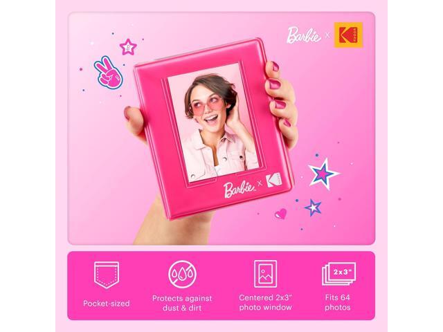 Barbie x Kodak 64-Photo 2x3 Mini Photo Album with Transparent Window Cover