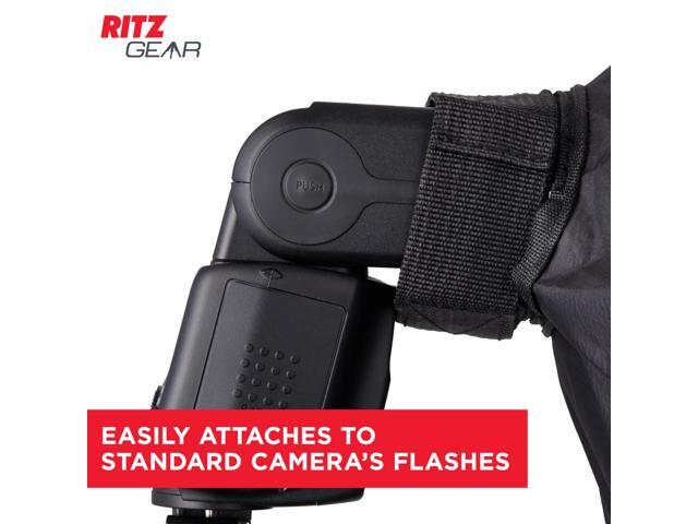 Ritz Gear Conic Dish Collapsible Camera Flash Diffuser for Flash Speedlights with Adjustable Strap