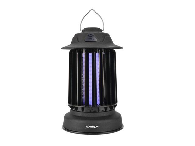 Flowtron Lantern Bug Zapper with UV Light Indoor Insect Trap Quiet Fan USB-C Cable