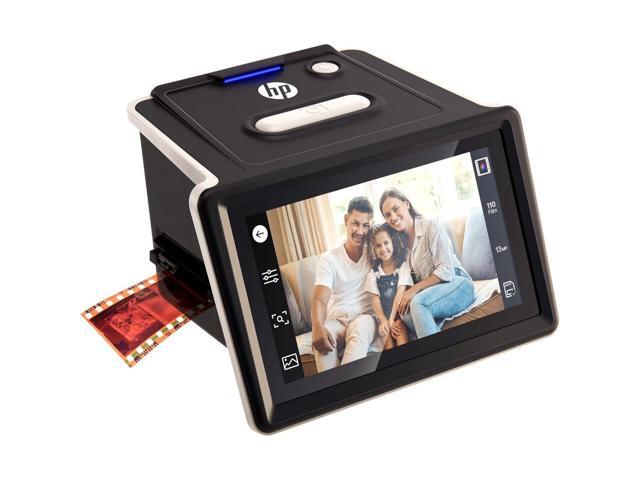 HP FilmScan Film & Slide Scanner with 5' Touch Screen, Film Scanner Convert Negatives to Digital 22MP JPEG