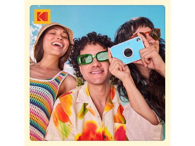 KODAK Printomatic+ Full Color Instant Print Digital Camera Gift Bundle + Case + Zink 2x3' Sticky Back Photo Paper 20pk + Album + Sticker Sets +...