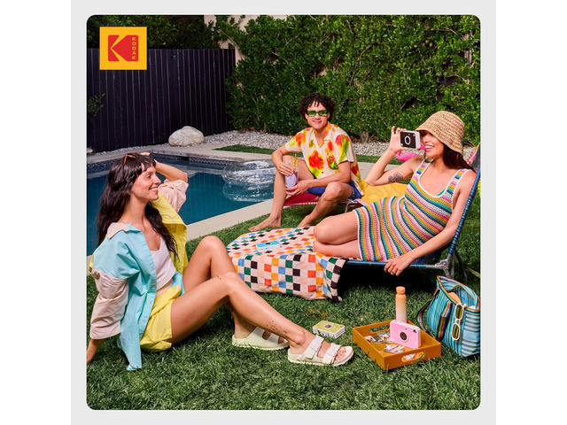 KODAK Printomatic+ Full Color Instant Print Digital Camera Gift Bundle + Case + Zink 2x3' Sticky Back Photo Paper 20pk + Album + Sticker Sets +...