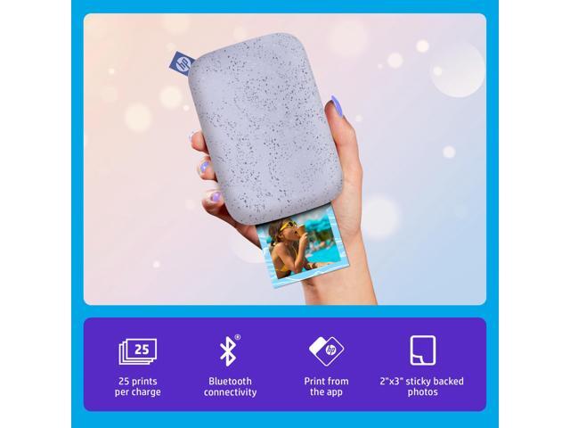 HP Sprocket Portable 2x3' Instant Photo Printer (Lilac), Prints From iOS or Android Devices
