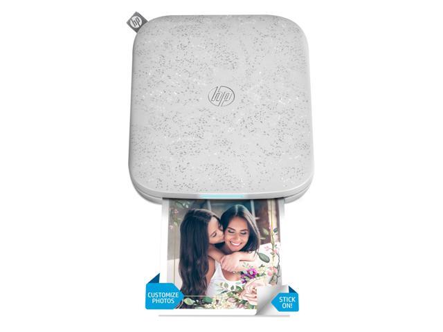 HP Sprocket 3x4 Instant Photo Printer Prints 3.5x4.25 Photos from iOS & Android - White