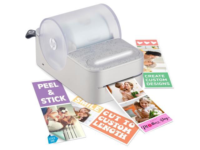 HP Sprocket Panorama Instant Portable Color Label & Photo Printer with Bluetooth White