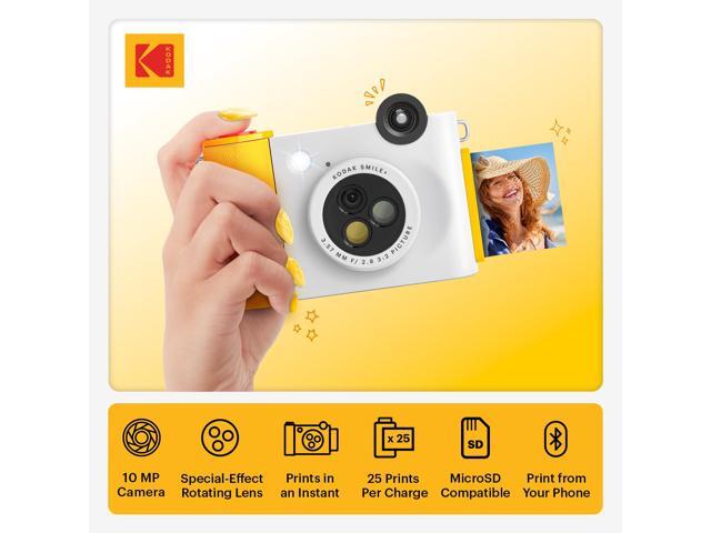 Kodak - Smile+ Wireless 2x3 Digital Instant Print Camera with Effect Lenses & Zink Technology - White - image 2