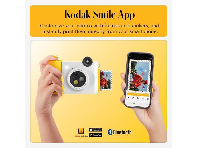 Kodak - Smile+ Wireless 2x3 Digital Instant Print Camera with Effect Lenses & Zink Technology - White - image 4