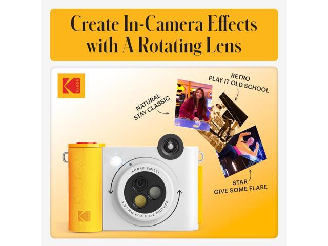 Kodak - Smile+ Wireless 2x3 Digital Instant Print Camera with Effect Lenses & Zink Technology - White - image 5