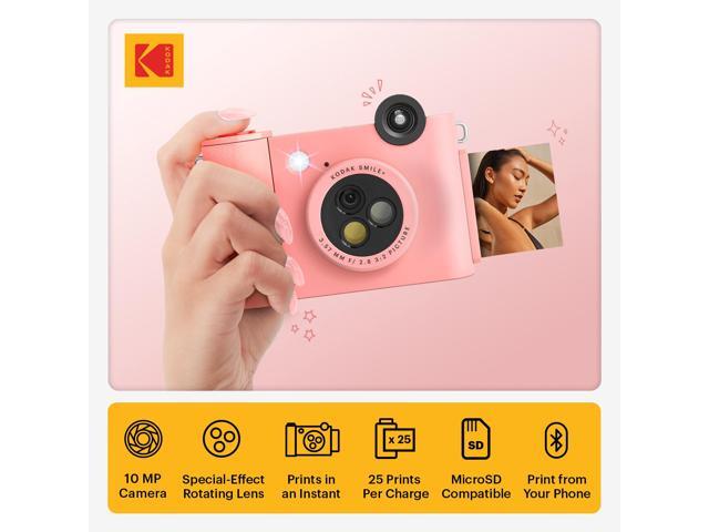 Kodak - Smile+ Wireless 2x3 Digital Instant Print Camera with Effect Lenses & Zink Technology - Pink - image 3
