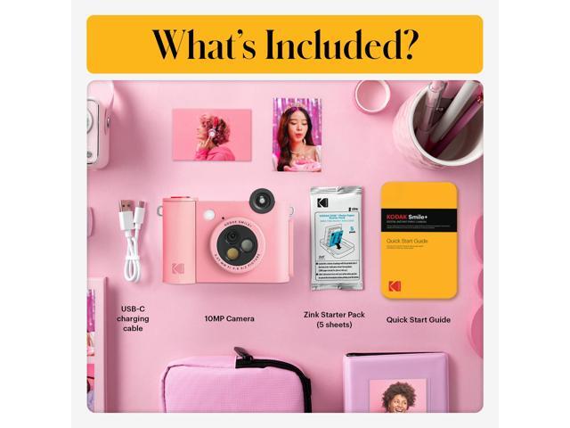 Kodak - Smile+ Wireless 2x3 Digital Instant Print Camera with Effect Lenses & Zink Technology - Pink - image 4