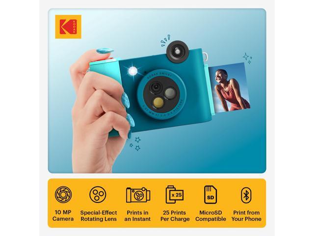 Kodak Smile+ Wireless 2x3 Digital Instant Print Camera with Effect Lenses & Zink Technology - Blue