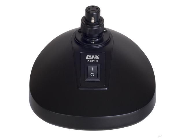 LyxPro Microphone Desktop Base XLR socket for Podium & Gooseneck Microphones