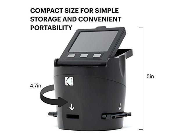 KODAK SCANZA Digital Film & Slide Scanner ? Converts 35mm, 126, 110, Super 8 & 8mm Film Negatives & Slides to JPEG ? Includes Large Tilt-Up 3.5?...