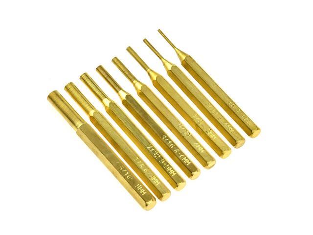Photos - Other Power Tools Universal ToolTreaux Brass Pin Punch Set for Crafting Woodworking Assorted Sizes - 8 