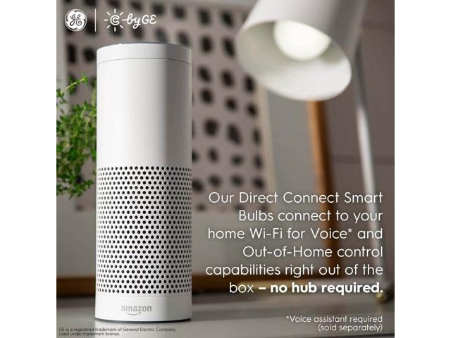 C by GE Tunable White Direct Connect Smart Bulbs (2 LED BR30 Light Bulbs)