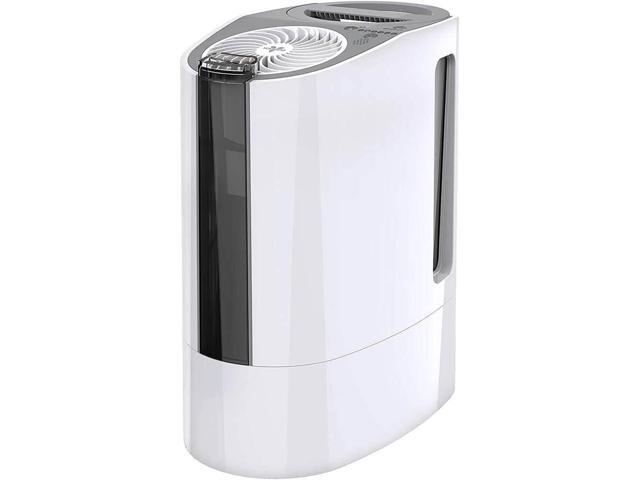 vornado uh100 ultrasonic cool mist humidifier with fanassisted whole room humidification, auto humidity control, easy view 1 gallon water tank, white