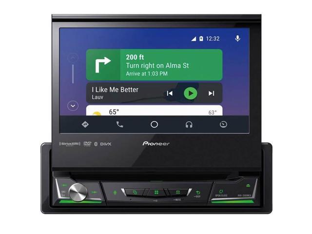 Pioneer - 7" Motorized Android Auto and Apple CarPlay Bluetooth Digital Media (DM) Receiver - Black - image 8