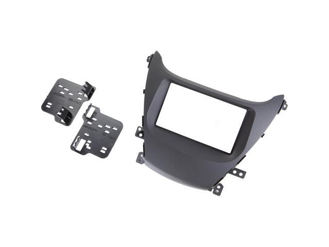 Metra - Dash Kit for Select 2014-2016 Hyundai Elantra DDIN - Black - image 3