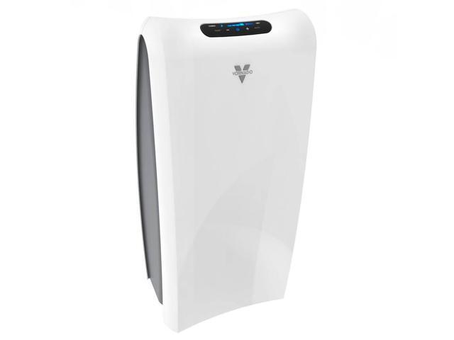 Vornado True HEPA Activated Carbon Filter Whole Room Air Purifier, White