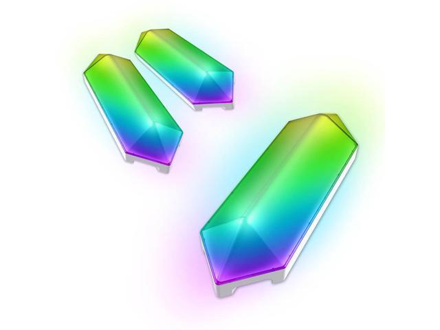 Monster MLB71035RGB Smart Modular 3D LED Art Panels, 3 Panel Starter Kit