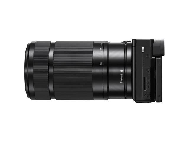 Sony - Alpha 6100 Mirrorless Camera 2-Lens Kit with E PZ 16-50mm and E 55-210mm Lenses - Black - image 12