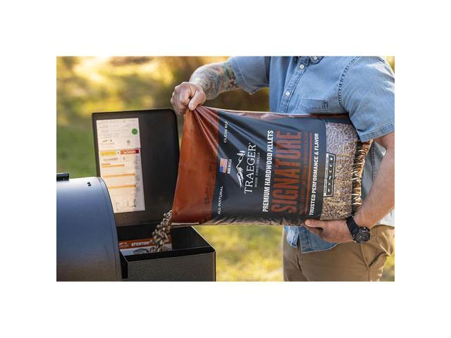 Traeger Grills - Premium Hardwood Pellets - 20lb Bag - Brown - image 6