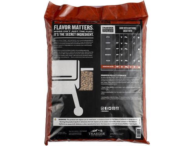Traeger Grills - Premium Hardwood Pellets - 20lb Bag - Brown - image 4