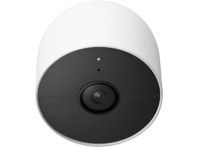 Google - Nest Cam 2 Pack Indoor/Outdoor Wire Free Security Cameras - Snow - image 3