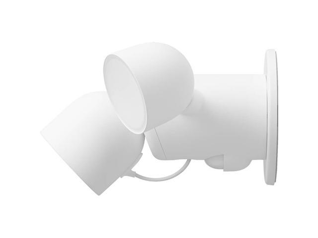 Google - Nest Cam with Floodlight - Outdoor or Wired - Smart Security Camera - Snow - image 4