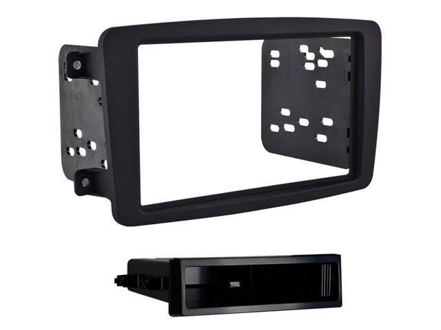 Metra - Dash Kit for Select 2001-2006 Mercedes-Benz C Class CLK Class C230 Coupe G DIN DDIN - Matte Black - image 7