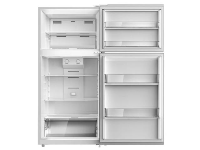 Avanti FF14D0W 14 Cu. Ft. White Top Freezer Refrigerator