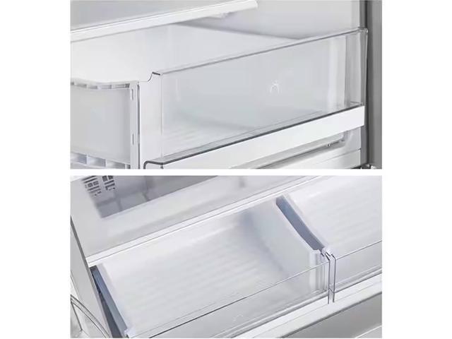 Forno Appliances - Moena 19.2 Cu. Ft. French Door Refrigerator - Stainless Steel - image 7