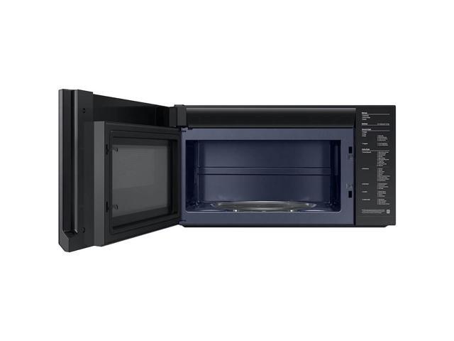 Samsung - Bespoke 2.1 Cu. Ft. Over-the-Range Microwave with Sensor Cooking and Wi-Fi Connectivity - White Glass - image 3