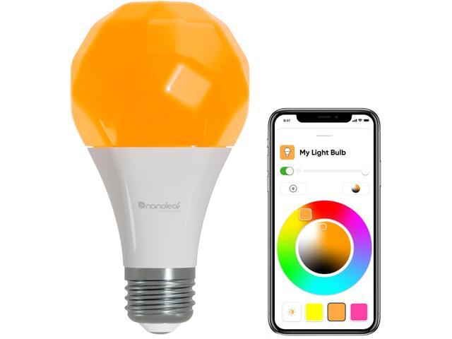 Nanoleaf Essentials A19 Smart Thread Bluetooth LED Bulbs  - White and Colors - White