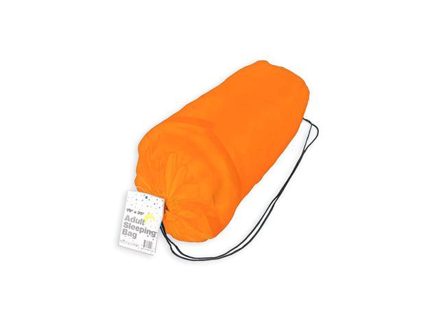 Photos - BBQ Accessory Kole Imports SLEEPBAGORG Adult Sleeping Bag - Orange OA201-NEONORANGE