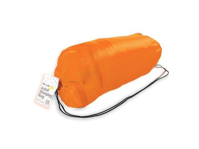 Kole Imports SLEEPBAGORG Adult Sleeping Bag - Orange