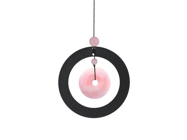 Regal REGL11434 32 inch Healing Stone Wind Chime - Rose Quartz