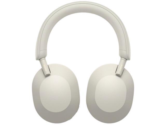 Sony - WH-1000XM5 Wireless Noise Cancelling Over-the-Ear Headphones - Silver - image 3