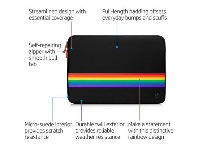 HP 4QU78 15 inch Rainbow Spectrum Notebook Sleeve