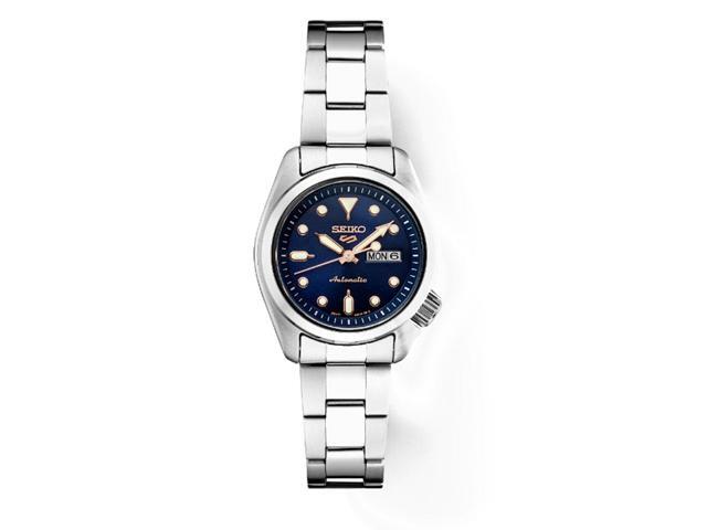 Seiko 5 Womens Sports Collection Watch - Stainless Steel/Blue Dial