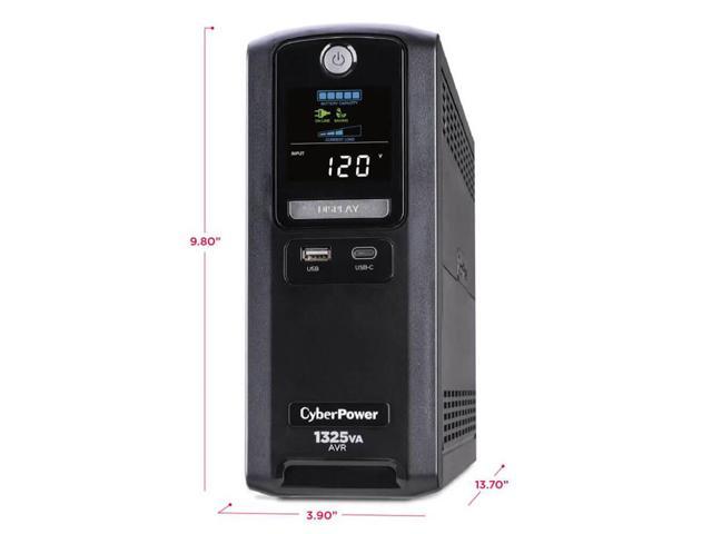 CyberPower - LX1325GU3 Battery Backup UPS Systems - Black - image 3