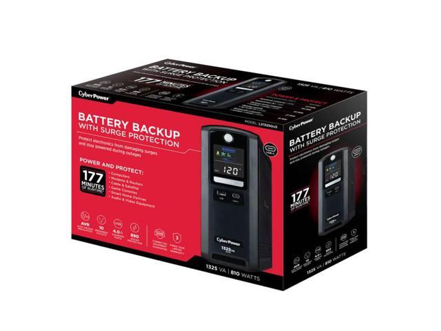 CyberPower - LX1325GU3 Battery Backup UPS Systems - Black - image 5