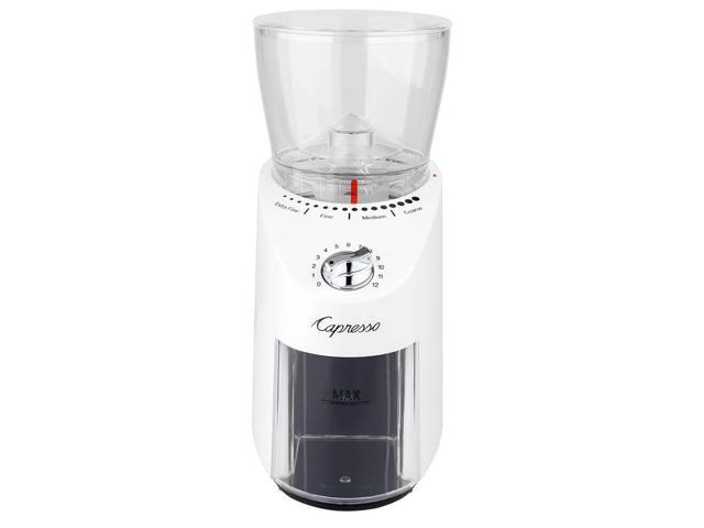 Capresso 57002 Infinity Plus White Conical Coffee Grinder