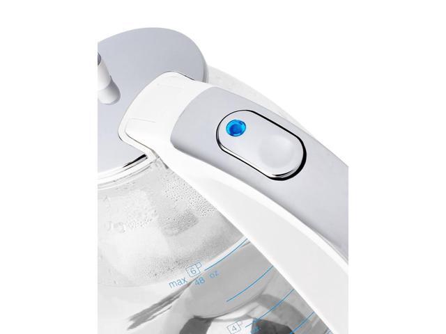 Capresso 24002 H20 White Glass Water Kettle