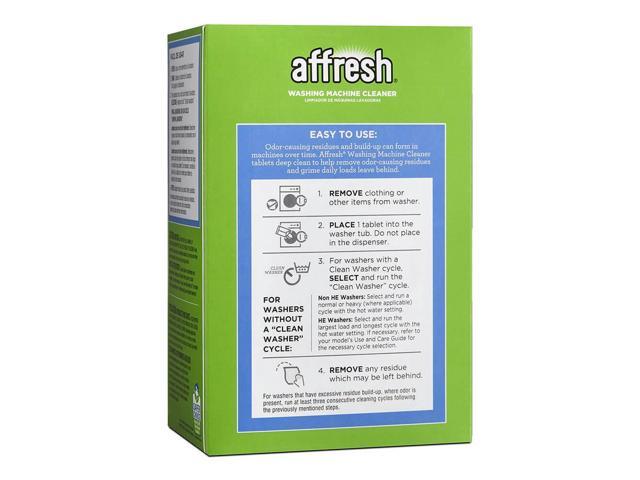 Affresh Washing Machine Cleaner, Cleans Front Load and Top Load Washers, Including HE, 6 Tablets