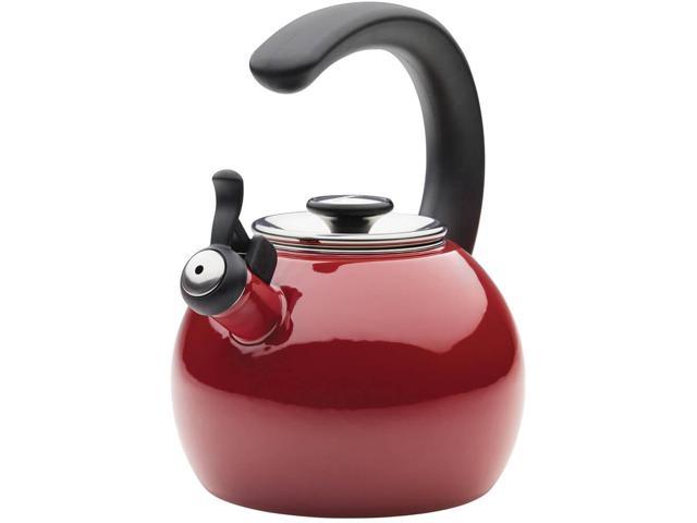 Photos - Other Accessories Circulon 48170 2-Quart Whistling Red Teakettle with Flip-Up Spout 